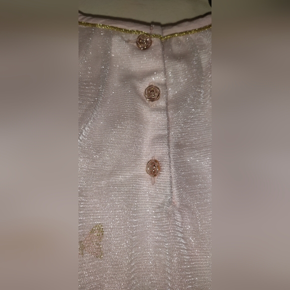 Catherine Malandrino Mini Baby Pink & White Dress Sz 18months TULLE Butterfly - Picture 4 of 6